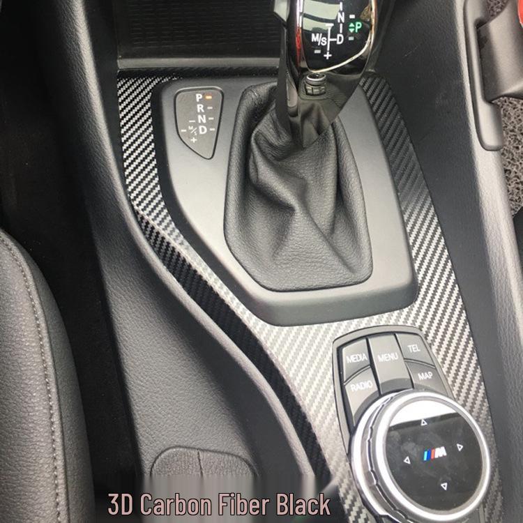 BMW X1 Carbon Fiber Interior Color Change Film for Center Console & Gear Shift (2010-2015 Models)