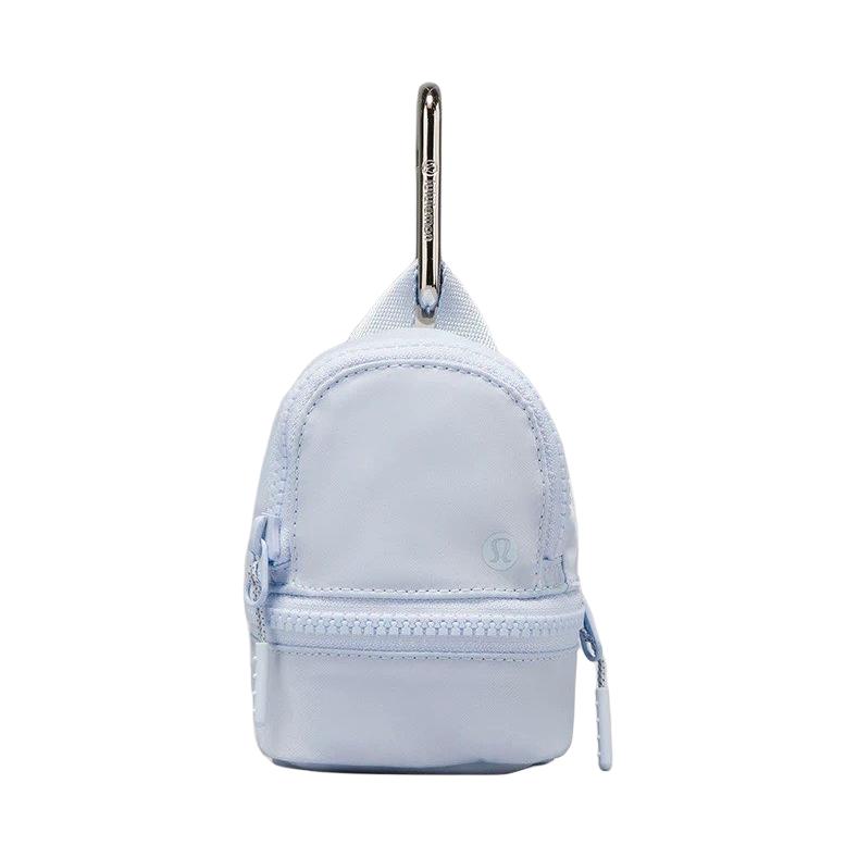 Lululemon City Adventurer 0.6L Minimalist Portable Nylon Coin Purse Super Mini Women Accessories Light-Blue LW9EM3S-WNDM Pinwheels Light Blue