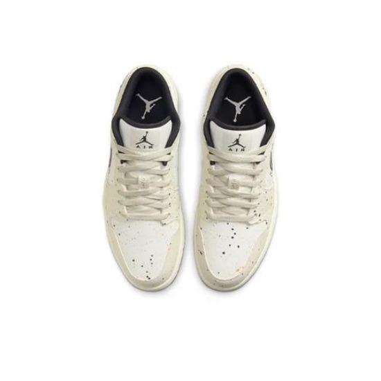 Air Jordan 1 Low Brushstroke Swoosh - Paint Splatter DM3528-100