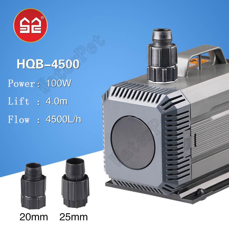 Ultra-Quiet Submersible Pump with Built-in Filter & Circulator 12V/24V for Home Aquariums, Ponds & Marine Applications