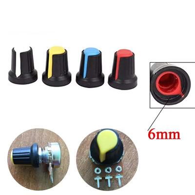 30PCS/lot WH148 Potentiometer Knob Cap(copper Core) 15X17mm 6mm Shaft Hole AG2 Power Adapter Switch Caps