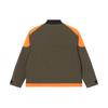 Li Ning Color Block Loose Casual Sports Jacket Men Jacket Dark-Olive-Green AFDS231-2