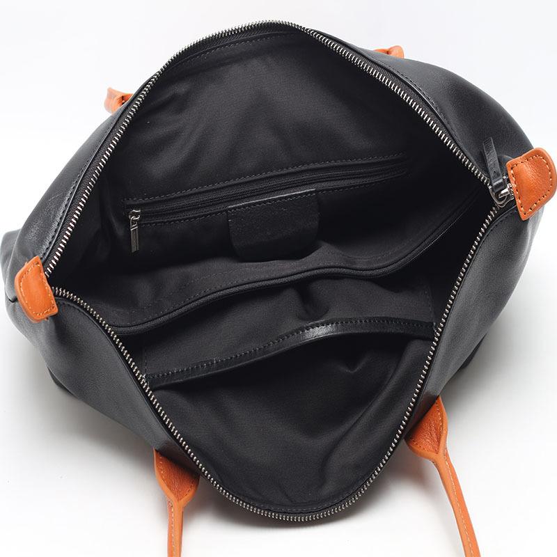 Women'S Bag Genuine Leather Women'S Bag Underarm Shoulder Cowhide Tote Bag Niche Retro Commuter Bag