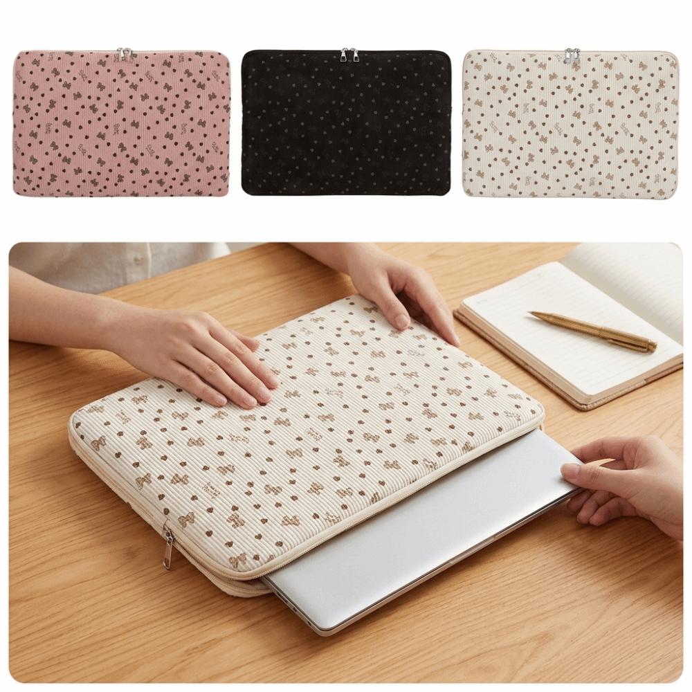 Flower Print Laptop Sleeve Protective Tablet Protective Pouch New Laptop Case School