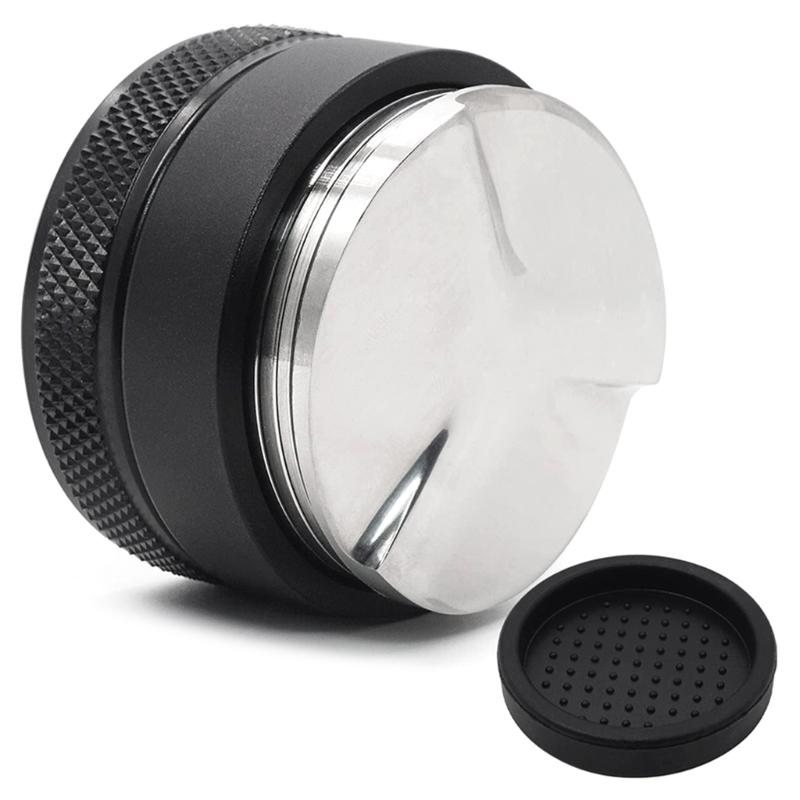 53mm Espresso Tamper Coffee Tamper Coffee Tamper Stainless Steel Coffee Tool Silicone Coffee Tamper Mat for Coffee Maker 1
