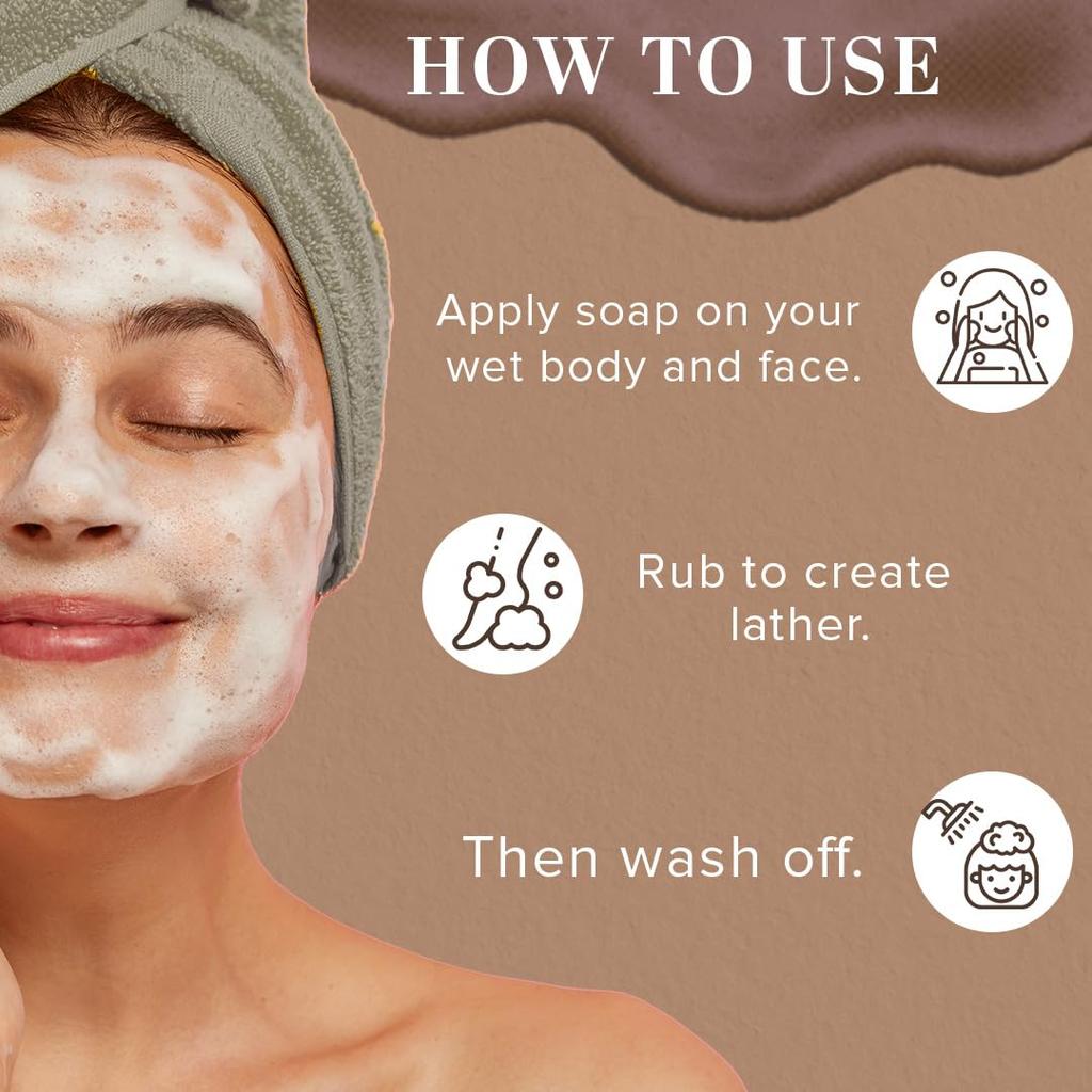 Khadi Natural White Musk Soap 125g X Pack Of 4 Skin Rejuvenation Bar With Luxurious Long Lasting Fragrance