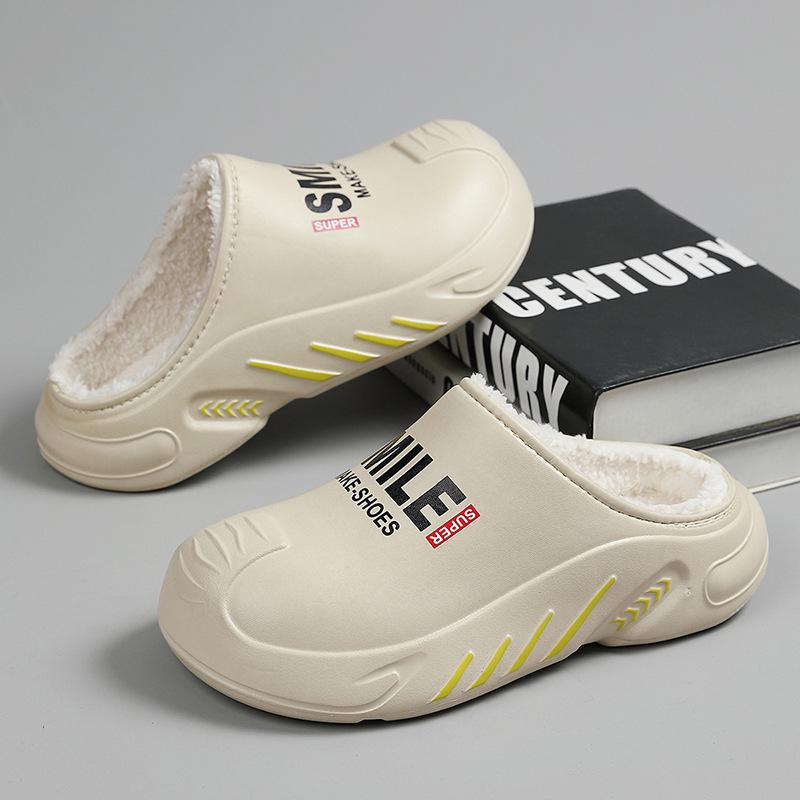 Men's Fleece-Lined Warm Casual Cotton Shoes - 2025 Autumn/Winter Collection