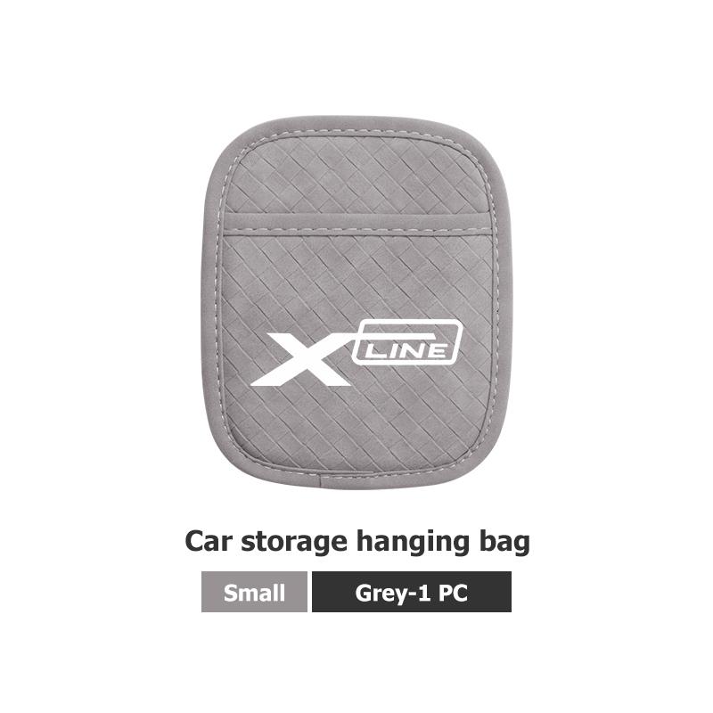 BBEC3 Leather Car Styling Hanging Phone Protector Bag Door Side Pocket Storage Accessories For KIA Xline Sportage Optima Ceed Soul