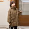 Women's Mid-Length Hooded Padded Winter Coat