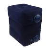 Inflatable Footrest Pillow Pvc Flight Sleeping Footrest Rest Pillow 3 Layer Height Adjustable Car Bus Travel Foot Rest Pillow