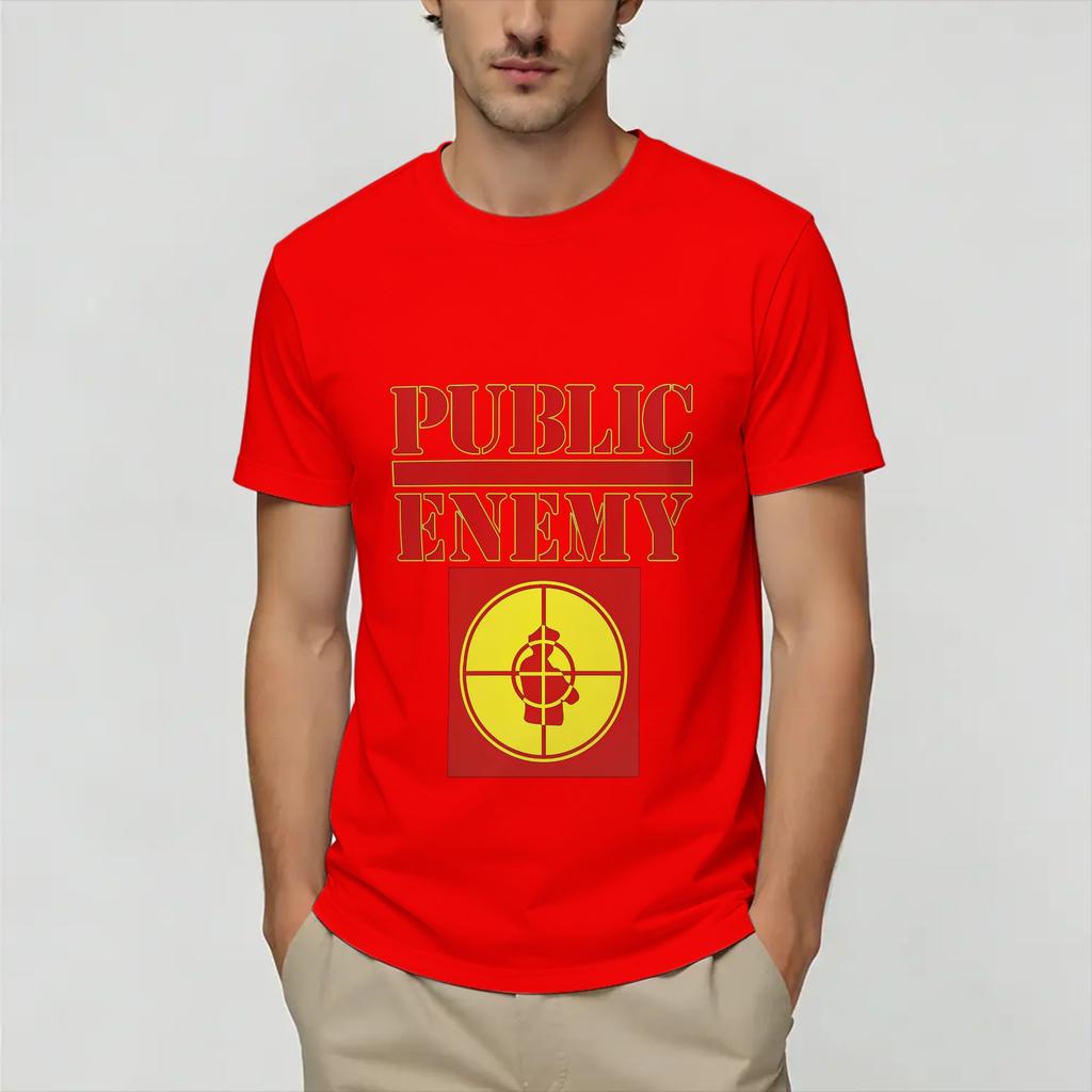 Public Enemys T Shirt Summer 100 Cotton TShirts For Unisexs Hipster Casual Tee Shirt ShortSleeved Y2K Funny Clothing