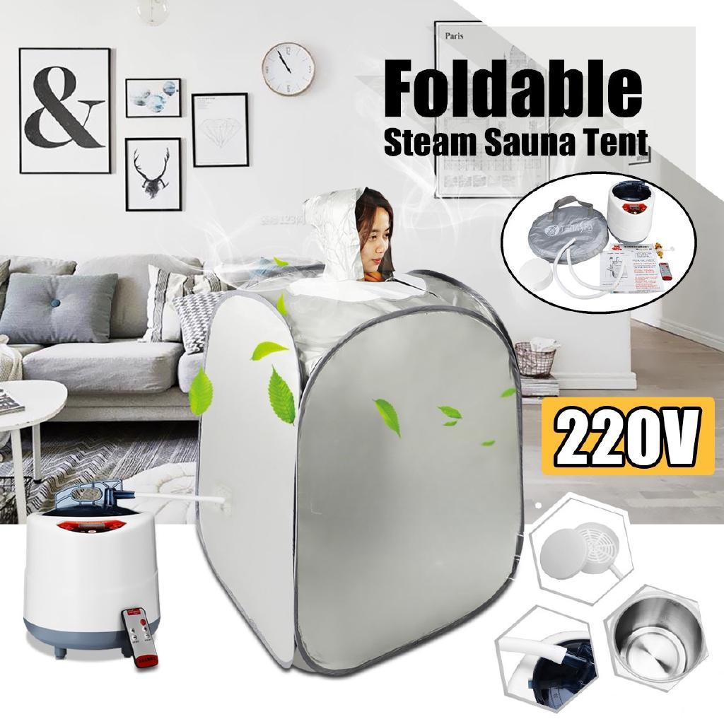 2L 220V 60Hz 1000W Indoor Opvouwbare Draagbare Stoomsauna Kamer Tent Afvallen Slankend Huid Spa AU Stekker voor Persoonlijke Gezondheidszorg