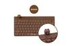 LINE FRIENDS LINE Wireless Keyboard, Brown, RKB-LF-BR