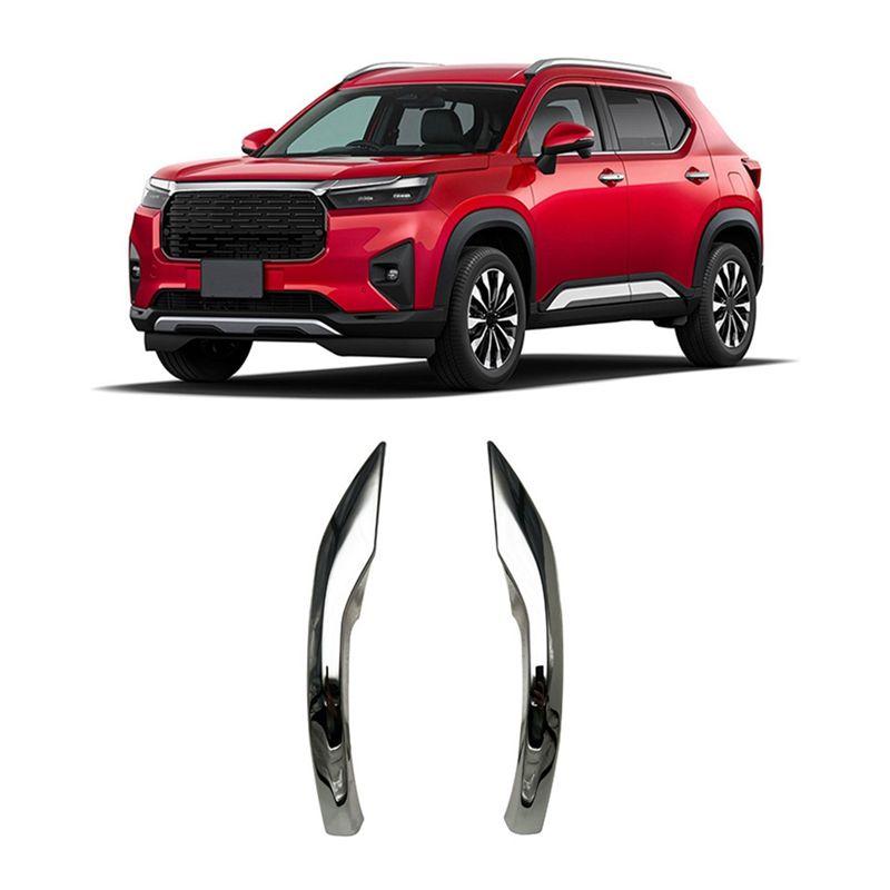 Versatile For Honda WR-V WRV 2024 Car Rearview Mirror Decoration Strip Cover Trim Sticker Car Styling Accessories 2Pcs