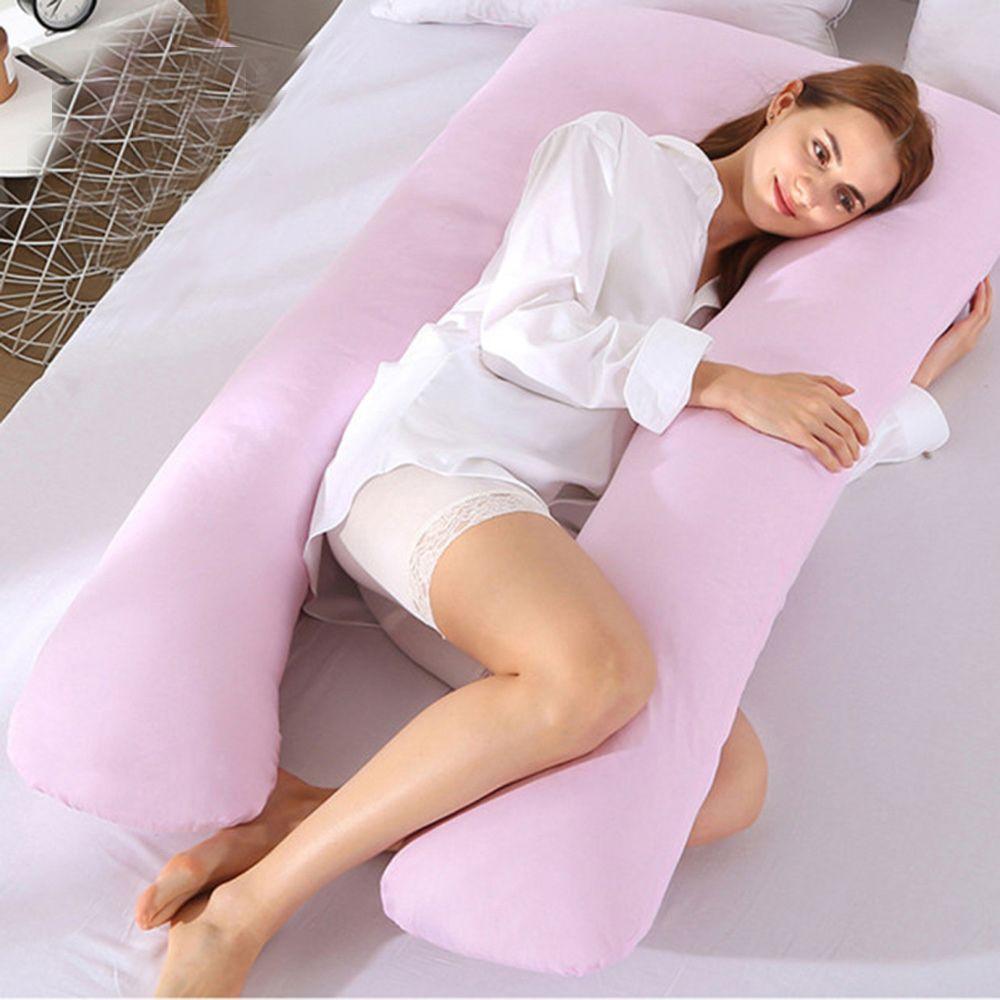 Cotton U-type Pregnant Sleeping Support U-Shape Pillows Pillow Cover Pillow Case