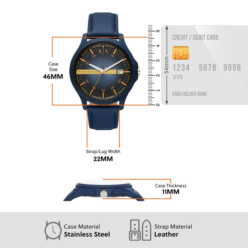 AX Armani Exchange NA AX2442 Men's Blue Watch