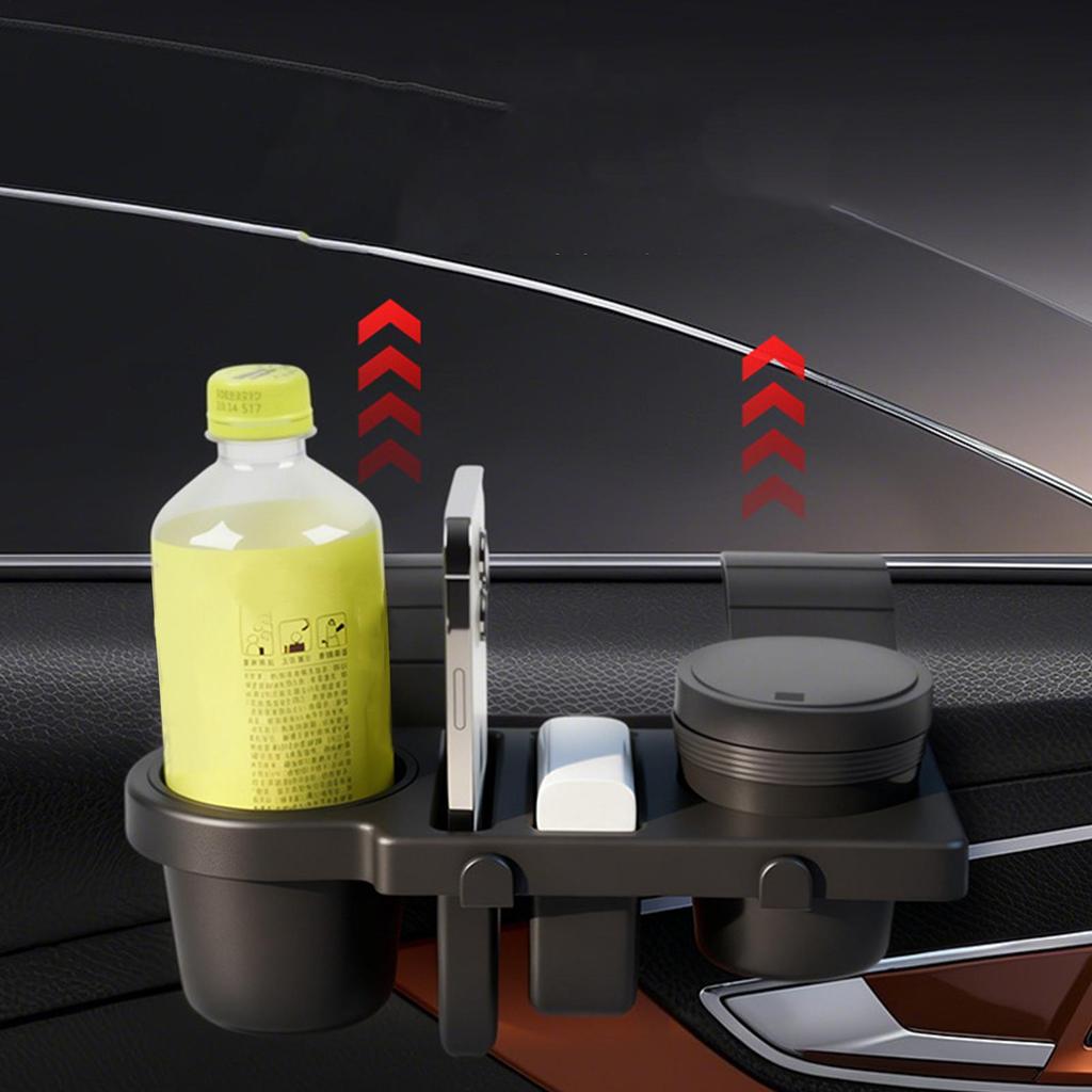 Car Window Cup Holder Non-Slip Multifunctional Organizer Car Door Coffee Cup Holder For Back Front Truck Interior Mobiles Phone