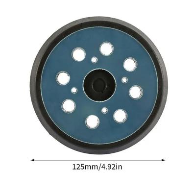 5inch 125mm 8 Hole Spare Sanding Pad 3-Nail Sanding Machine Disc Abrasive Polished Back Pad Woodworking Tools And Accessories