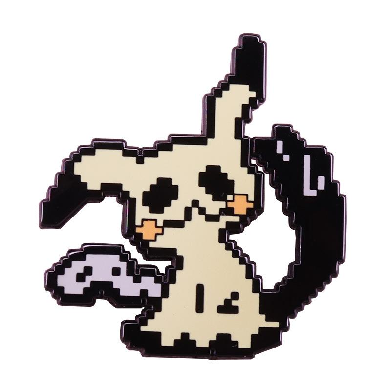Anime  Pixel Pikachu Enamel Pin Lapel Pins for Backpacks Brooches Badges Brooch for Clothes Jewelry Gifts for Friends
