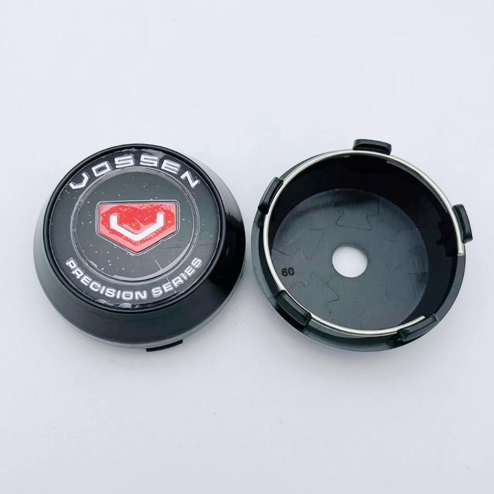 4pcs 60mm 64mm 65mm 68mm 69mm Vossen Logo Emblem Badge Car Wheel Center Caps High Cap Wheel Hubcaps Rim Cover Car Accessories