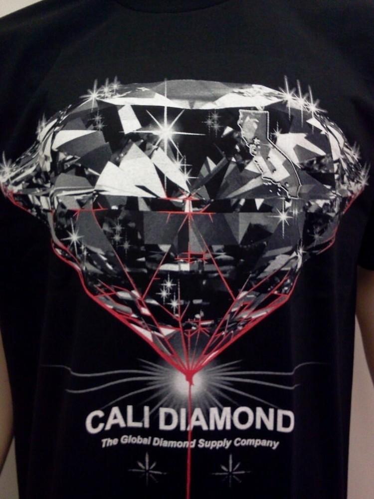 CALI DIAMOND Футболка Global Diamond CA Supply Company мужская ФУТБОЛКА БЕСПЛАТНАЯ ДОСТАВКА Унисекс Футболка XXXL