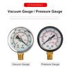-0.1~0 MPa Vacuum Pressure Gauge 1/8 Inch  NPT 0-150psi Pressure Gauge  for Air Pump Oil Water Separator Filter Pneumatic Tools