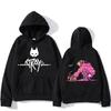 Cartoon Stray Cat Hoodie Graphic Printing Comfortable Fleece Sweatshirt With Hooded Kawaii Clothing Unisex Harajuku Comic Hoody