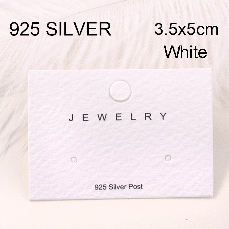 50 pièces Cartes d'Affichage pour Boucles d'Oreilles et Colliers pour Boîte à Bijoux Carte d'Accrochage en Carton Carde pour Clous d'Oreilles Carte en Papier Bijoux DIY