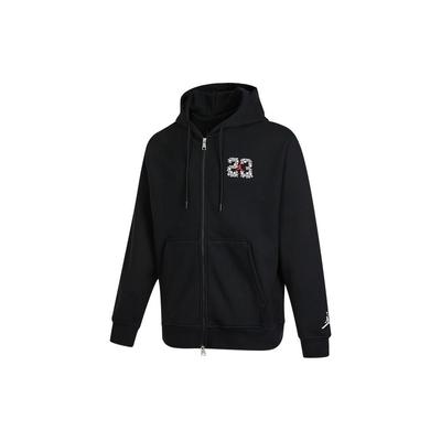 Giacca Uomo con Zip e Stampa Logo Solido Capispalla Nero DR6424-010