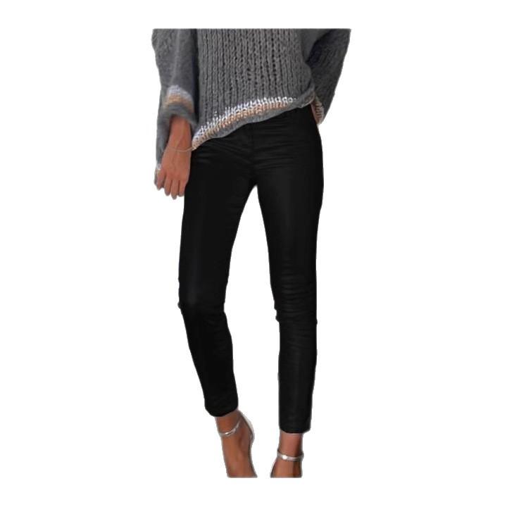 Gold & Silver Thread V-Neck Slimming Sweater - European & American Style
