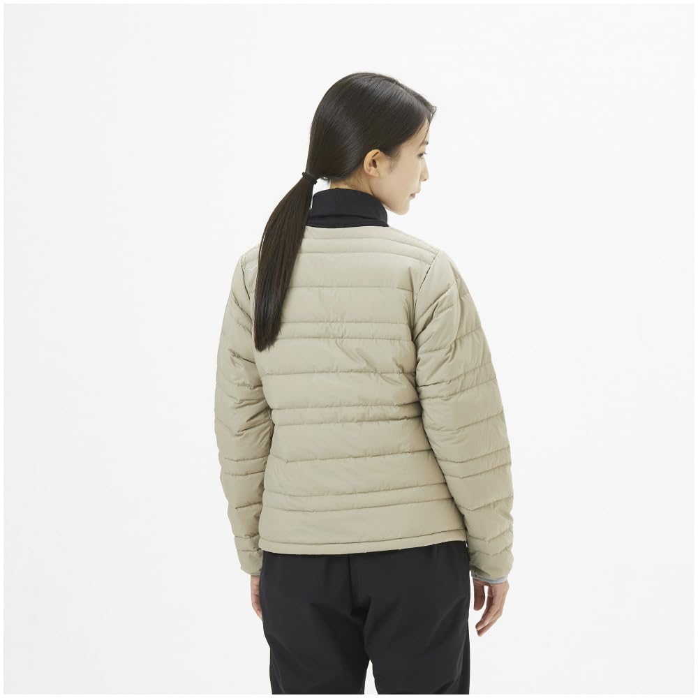 Mizuno Compact Breath Thermo Down Winter Mocha Beige Women's Jacket, Heat-Generating Material, Wear,
