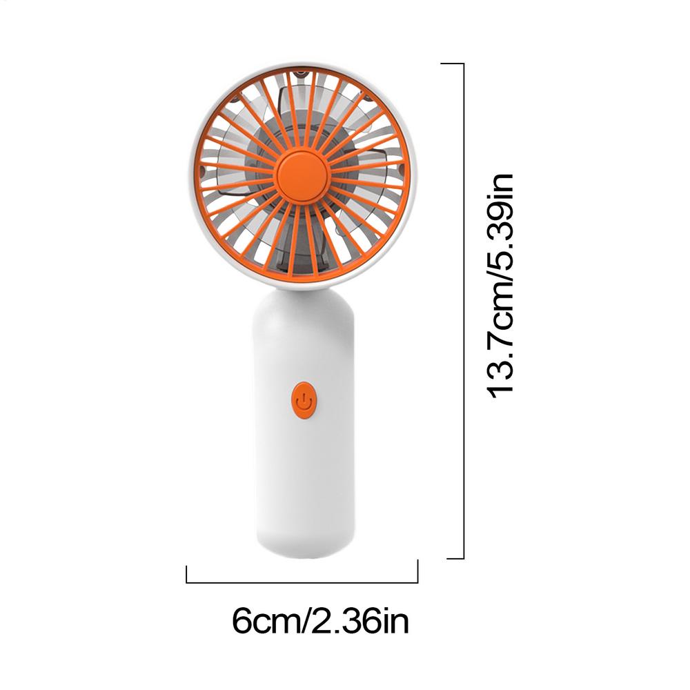Small Hand Held Fan 3 Speed USB Wind Powerful Small Fan For Travel Silent Lightweight Workplace Cooling Device For Students