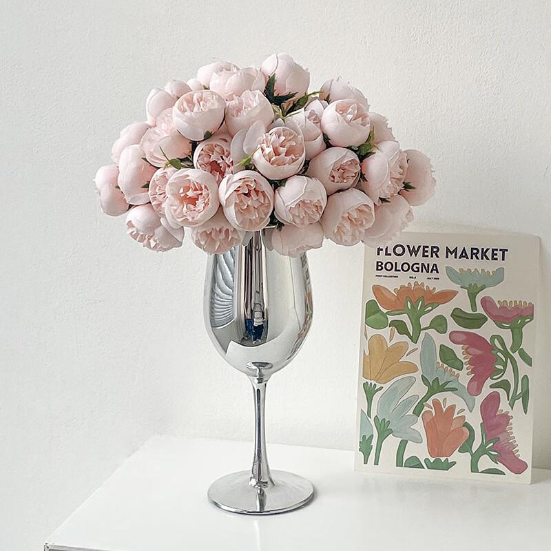 Luxury Silver Goblet Vase