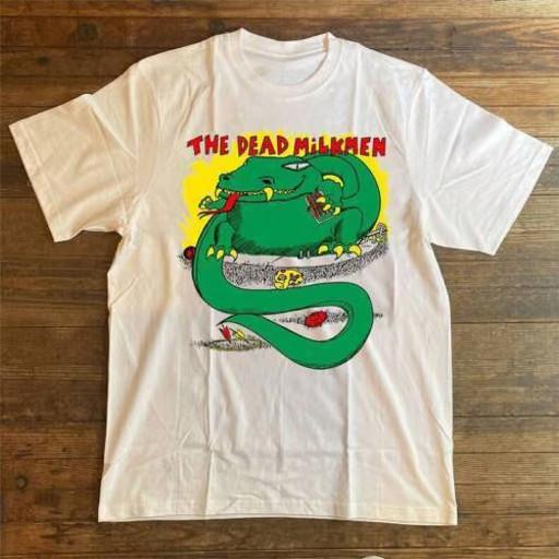The Dead Milkmen Music Band Tour Short Sleeve White All Size T-Shirt AL274 Unisex T-Shirt XXL