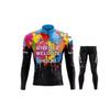 Winter Fleece Cycling Jersey Set Long Sleeve Thermal Bike Wear Men Women