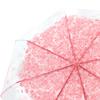 Clear Bladder Screen, Transparent Umbrella, Sweet, Light Women's Dome Foldable Umbrella for