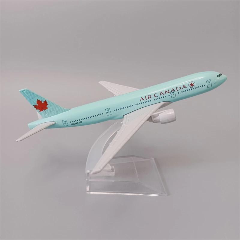Air Canada Boeing 777 Plane Model 1:400 Alloy Metal 16cm Model Airplane Souvenir Model Aircraft Collection