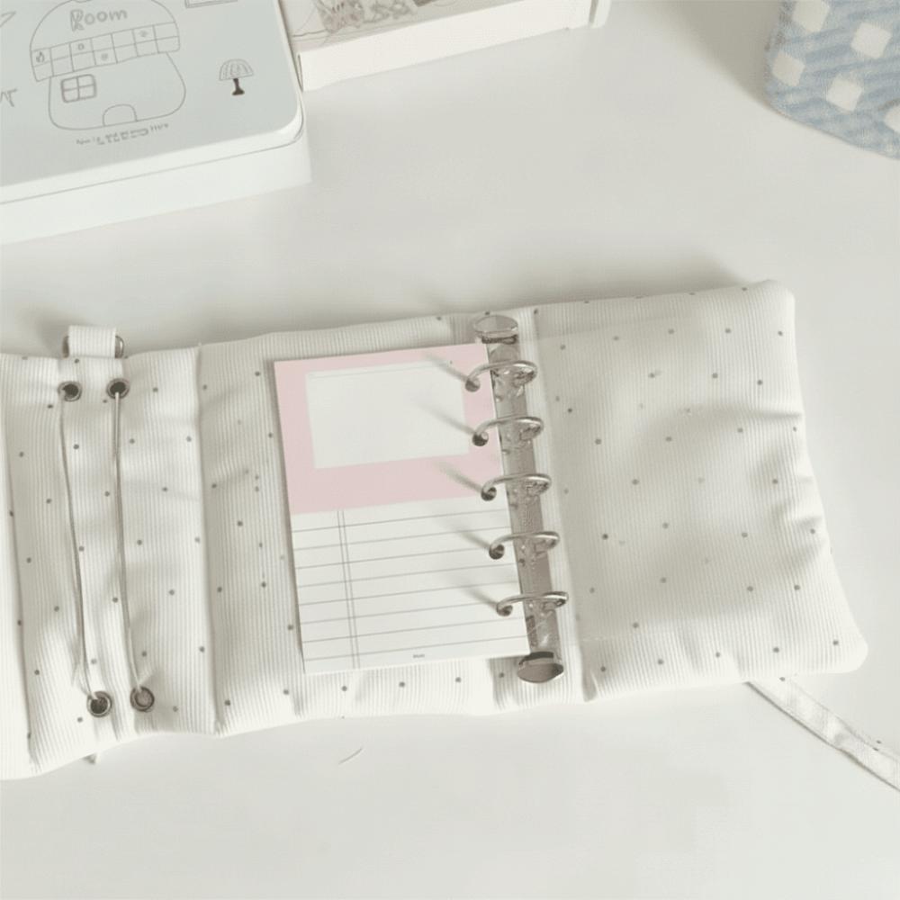 3-Fold Mini Pocket Notebook M5 Strap Binder Note Planner Ins Diary Notebook  Student Stationery