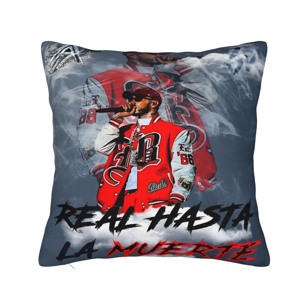 Anuel AA  Rapper Singer Pillow Covers Merchandise Soft Cushion Cover Decoration  Pillow Case Cover Sofa Multi Size