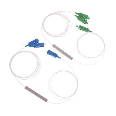 Fibra Óptica Plc Divisor 1X2 Sc/Apc Sc/Upc Mini Blockless 1*2 Sc Apc/Upc Conector Fibra Divisor Ftth Modo Único