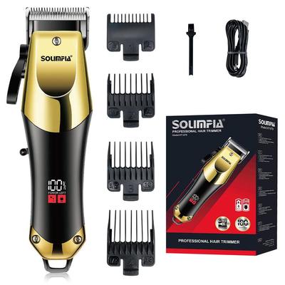 Solimpia Electric Hair Clippers 2000mAh Wet/Dry Wireless Trimmer for Men Professional Machine USB Rechargeable Barber HT-678