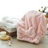 Szybki ręcznik kąpielowy do suszenia włosów Spa Bowknot Wrap Towel Cap Akcesoria łazienkowe Grube czepki dla kobiet Designer Shower Cap