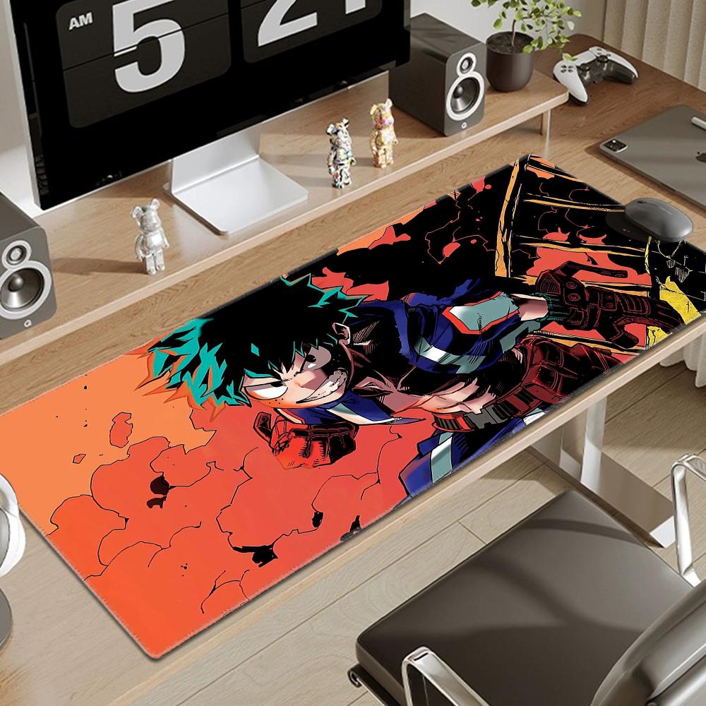 Tappetino Mouse Academia Deku Anime My Hero Gaming XL Nuovo Personalizzato Grande Mousepad XXL Tappetino Mouse Ufficio Antiscivolo Tappeto Mouse Pad