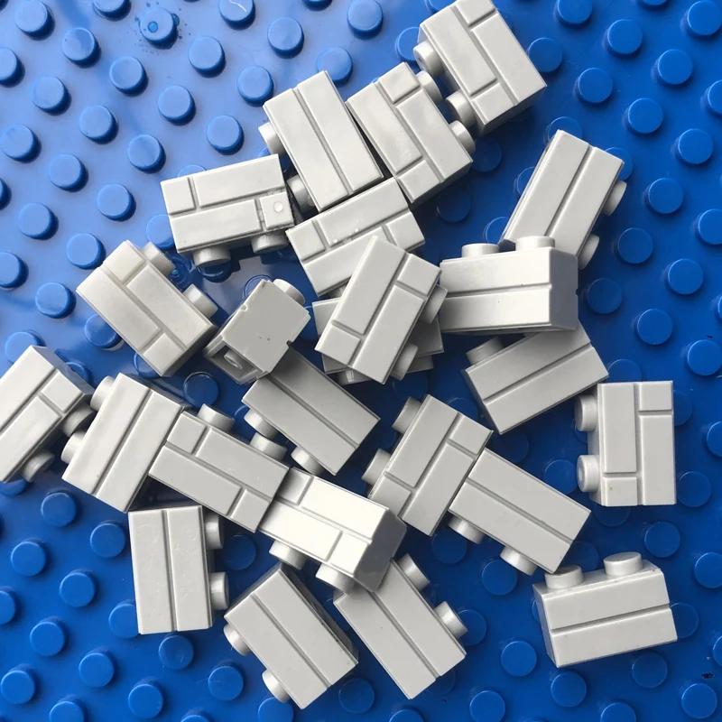 Non-Toxic 1X2Dots Moc The Wall Brick 60Pcs Mix Color Diy Classic Education Toy Parts Small Building Blocks Compatible With Lego Bricks