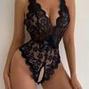 New Lingerie, Women's Open Lace One-piece, Backless Sexy Perspective