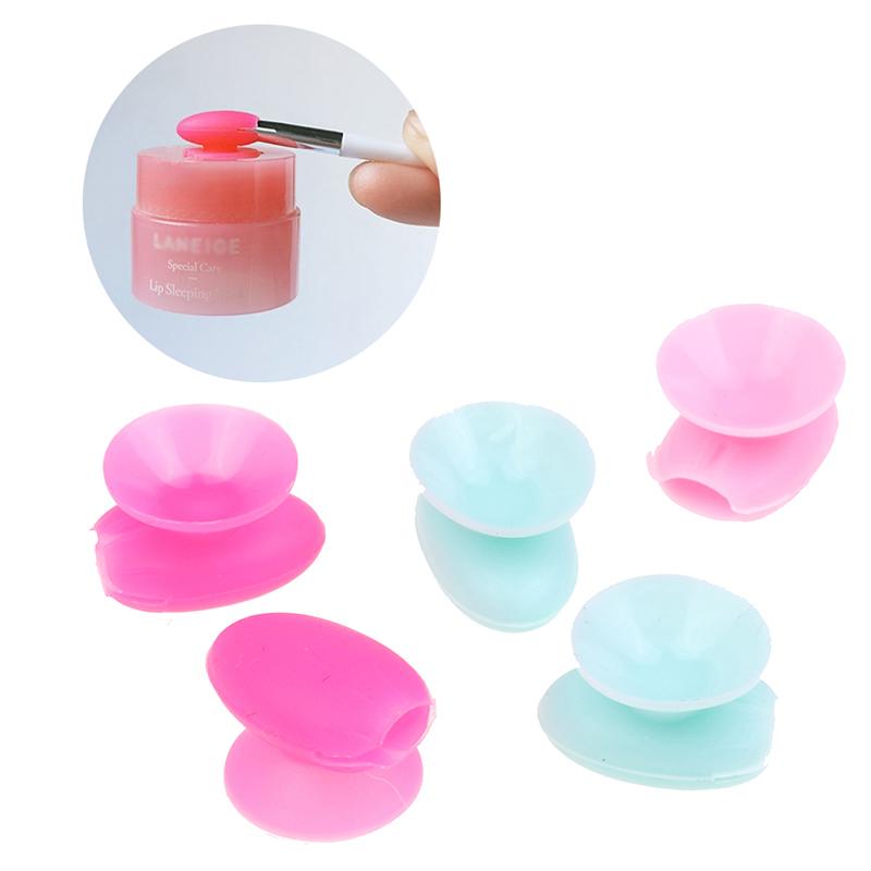 5 шт. Силиконовый чехол для кисти-маски для губ, держатель головки кисти, чехол для кисти для макияжа, для защиты инструментов для макияжа