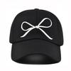 Women's Bow Embroidery Baseball Caps Casual Sports Streetwear Sun Hats Suitable For Daily Wear and Gift Giving