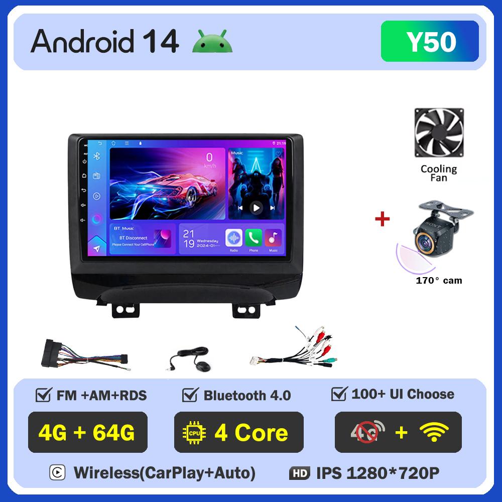 Android 14 Car Radio For JAC Refine S3 2013 -2016 Stereo Head Unit  Intelligent Car Systems Mirror Link Wifi Touch Screen Wifi