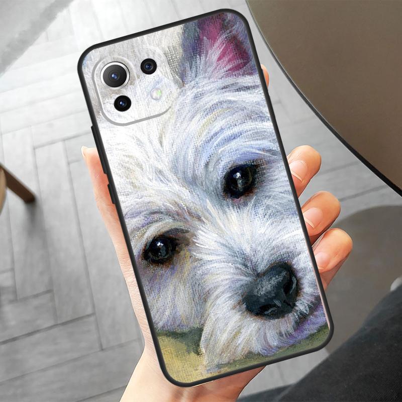 West Highland Terrier Westie Funda For POCO F6 X6 Pro X5 X3 F3 F5 M6 M5s Xiaomi 14 Ultra 12 13 Lite 11T 12T 13T Pro Case