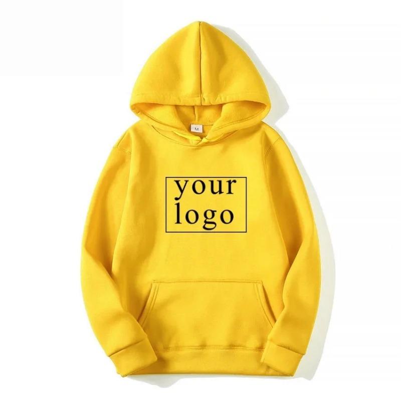Your Own Design Brand Logo/image Personalize Anywhere Men Women DIY Hoodie Sweatshirt Casual New Fashion High Quality